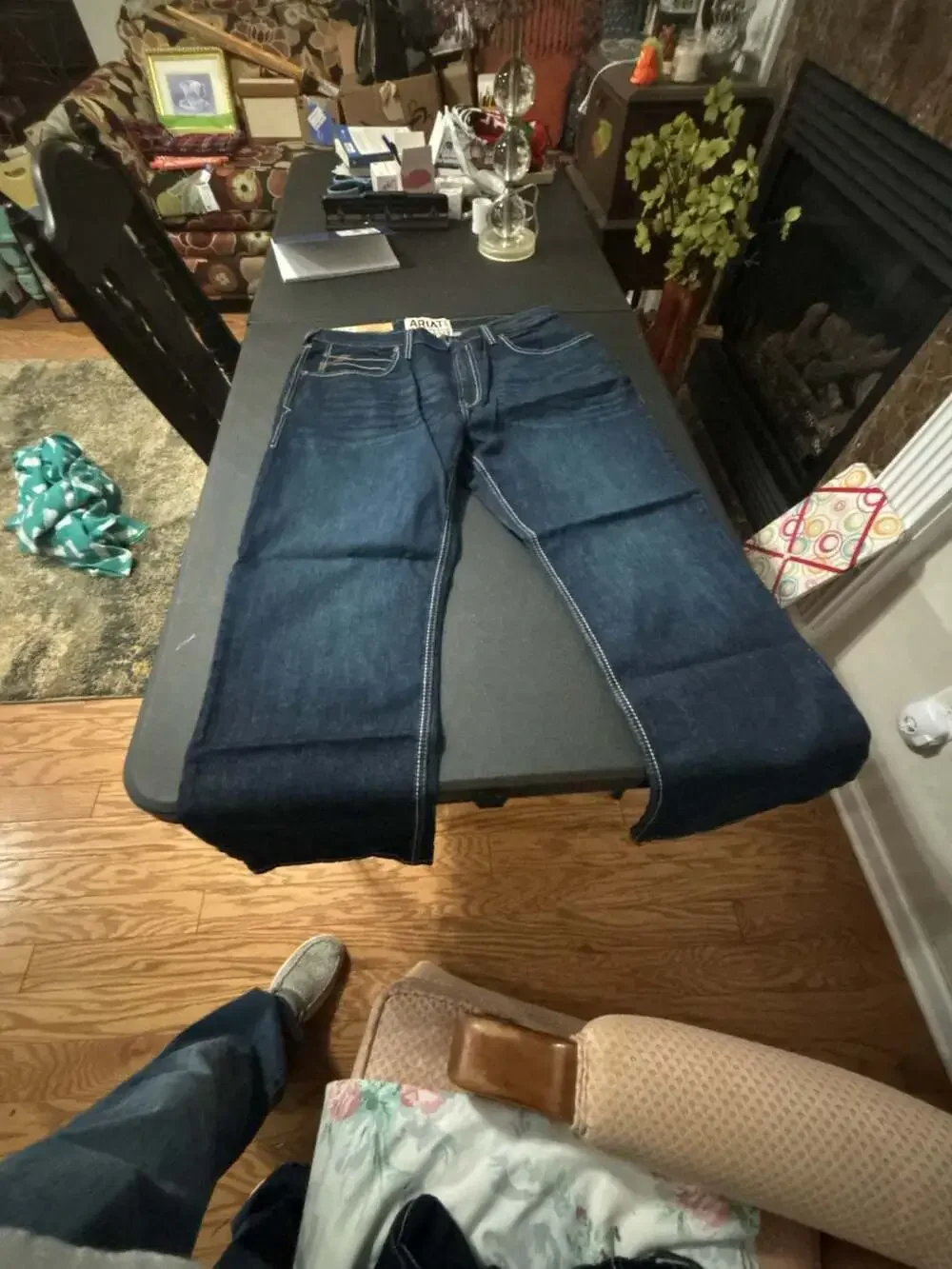 Ariat Men's M4 Low Rise Boot Cut Tek Stretch Jeans Size 38/30